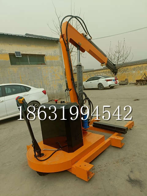 延吉市自卸车厢随车吊 自制轮式四不像起重机 四驱平板吊 5吨 贵盛